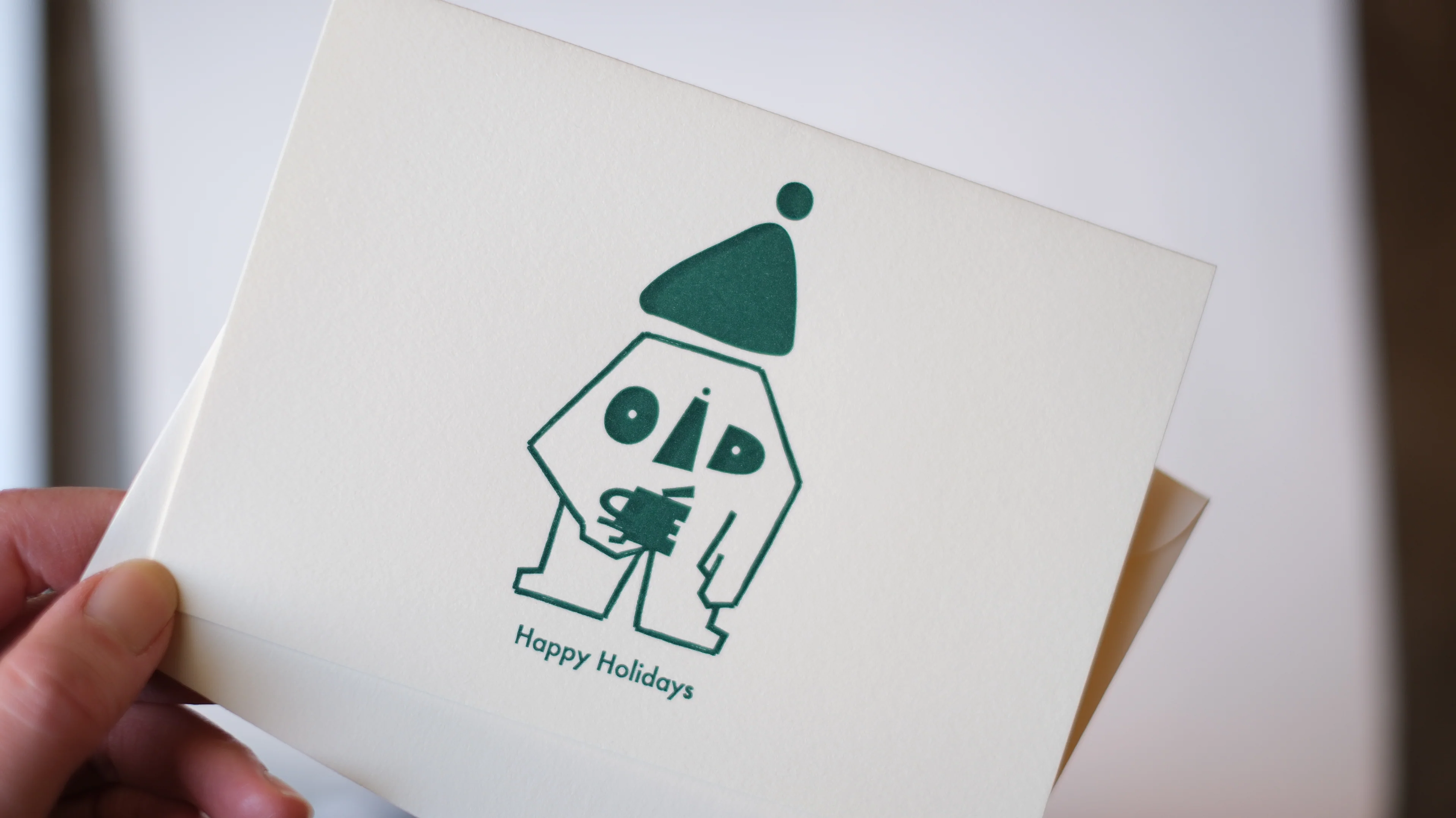 OIDÉ Happy Holiday Card - Monster