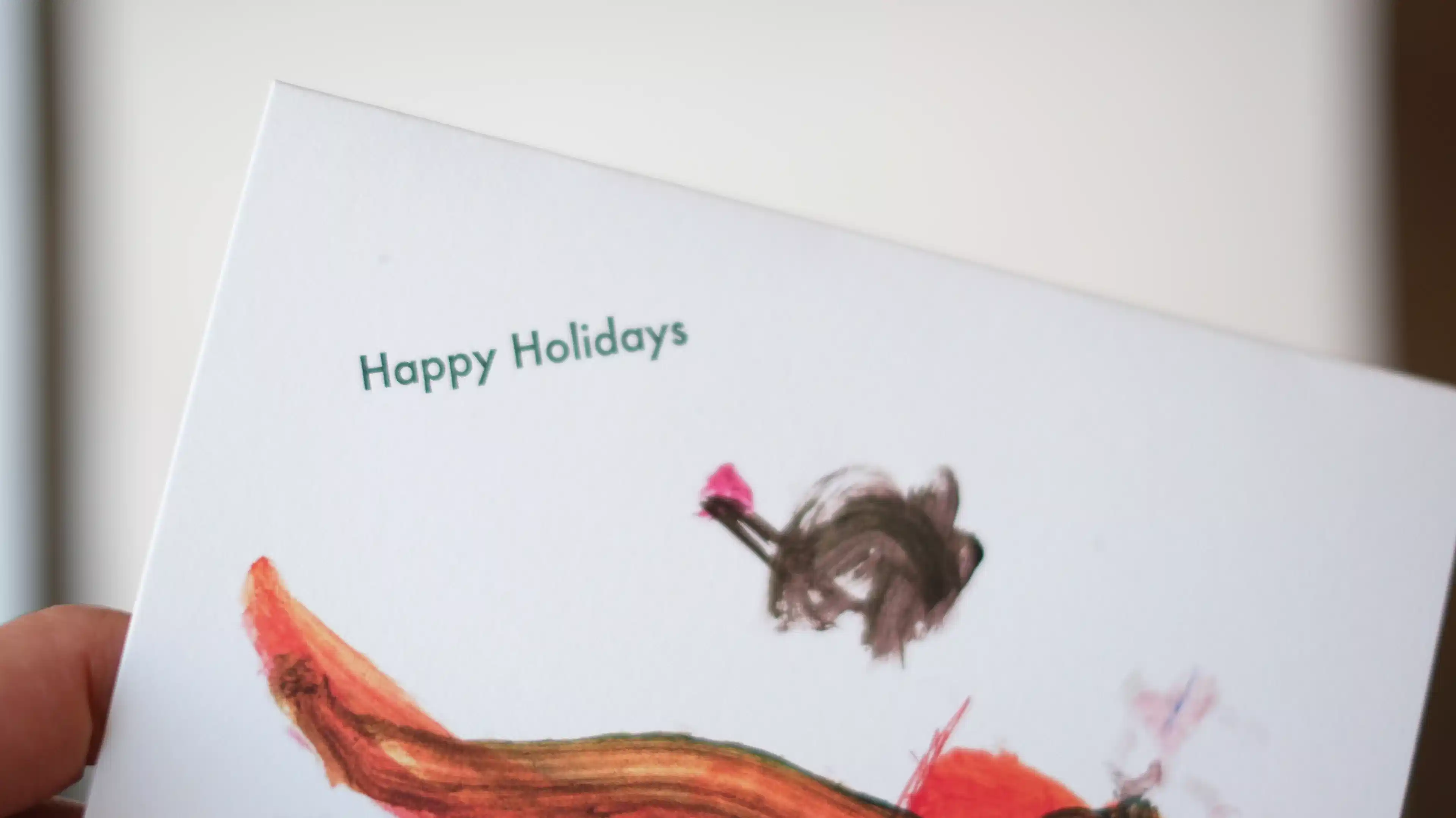 OIDÉ Happy Holiday Card - Abstract