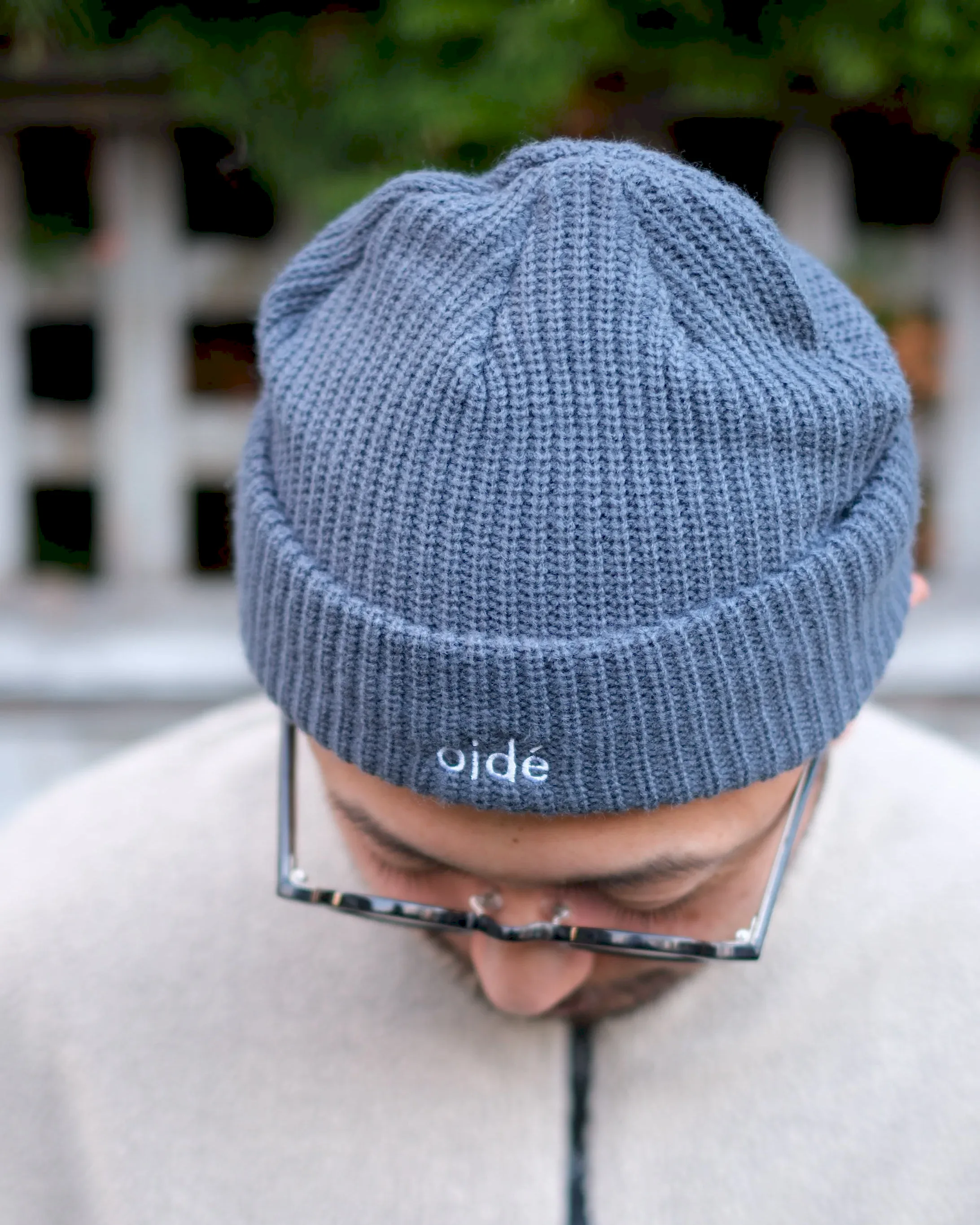 OIDÉ Beanie Petrol Blue